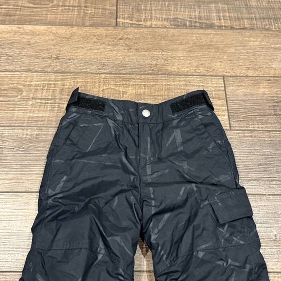 Columbia Toddler Kids Fleece Lined Snow Pants Black Size 2T With Outgrown System - Picture 2 of 13